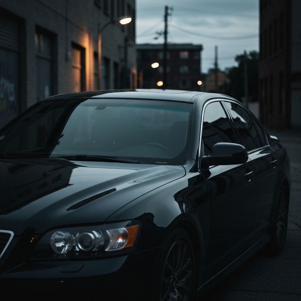 Sedan with premium ceramic window tint